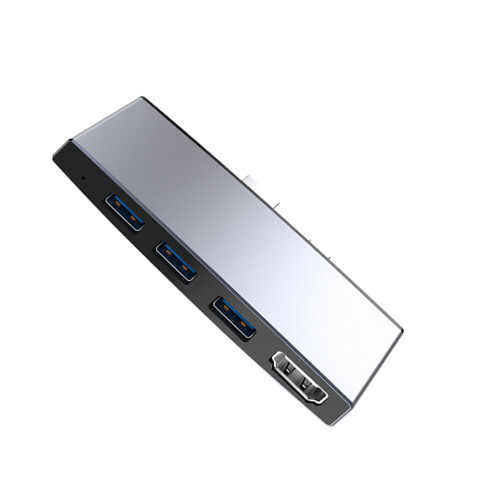 2Stk USB-Hub Kompatibel Mit Surface /5/4 Videoadapter Stromversorgung 1