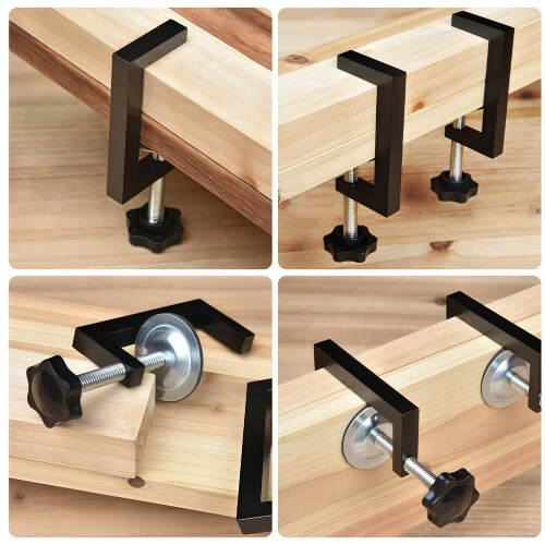Pince G en aluminium Durable, haute capacité de poids, 2