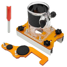 Base de routeur en bois 2 en 1, support de fente de routeur pour