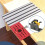 Rails de guidage de sciage circulaire à Angle droit, 340mm, 2