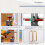 Accessoire d'installation de porte d'armoire, support stable de 4