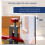 Accessoire d'installation de porte d'armoire, support stable de 7