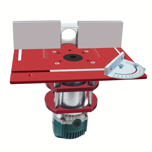 Plaque d'insertion de Table de routeur en-Placage rouge 2
