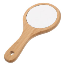 3Stück Tragbarer Holz Handspiegel Mit Für Make-up Und Hautpflege