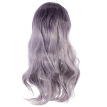 Middle-Parting Haarperücke Aus Hitzebeständigem Fasermaterial Mit