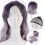 Middle-Parting Haarperücke Aus Hitzebeständigem Fasermaterial Mit 8