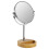 Desktop Make-Up-Spiegel Bambus Doppelseitig 9