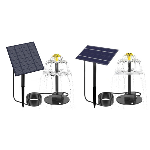Energy Efficient Solar Pumps For Garden Bird Baths Durable-4W 1