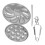 1 Set Escargot Teller Austernteller Meeresfrüchte Schale 11
