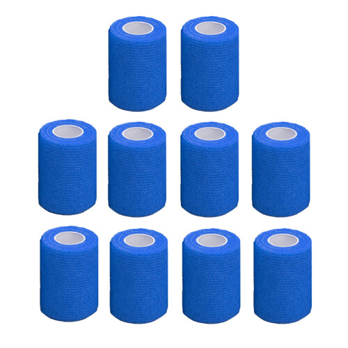 Blue Stretchable Wrap Tape Elastic Compression