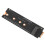 2Stk M.2 Ssd Konvertierkarte Für 1