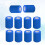Blue Stretchable Wrap Tape Elastic Compression 10