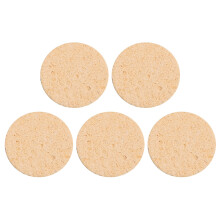5 stuks soldeerbout reinigingsspons spons hoge temperatuur-ronde