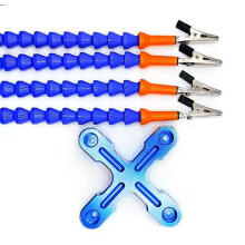 Soldeersteun met meerdere armen Hulphand met-blauw kruis