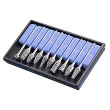 Outil d'ébavurage professionnel de tête de meulage-coffret bleu