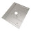 Plaque d'insertion de Table de routeur- panneau argenté argent 1 1