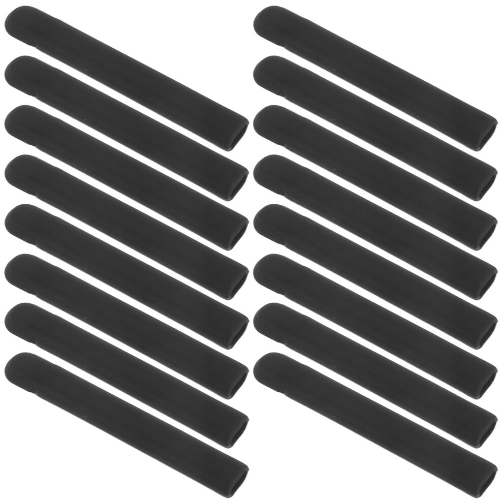 Happyyami 8Pcs Resin Ear Clips Non-Pierced Earring Converters Diy Earring Making Supplies Silver U-Shaped Clip For Women Hypoallergenic Accessories