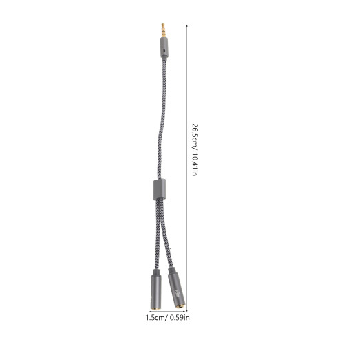 Headphone Mikrofon Splitter Xlr Kabel Adapter 3,5 Mm 1