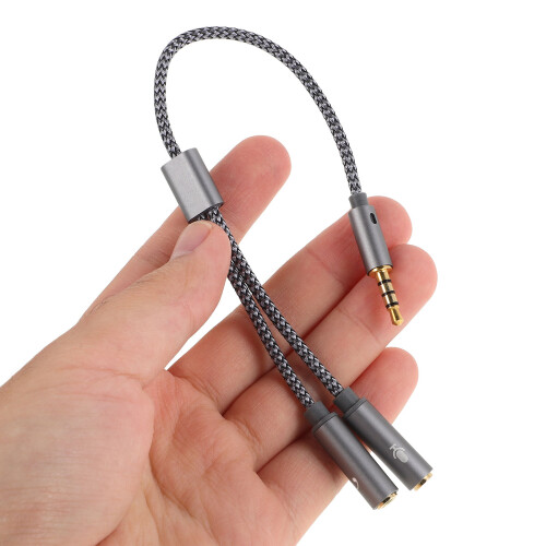 Headphone Mikrofon Splitter Xlr Kabel Adapter 3,5 Mm 2