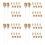 80Pcs Easy Install Golden Plastic Spray Bottle Nozzle Replacement 10