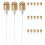 80Pcs Easy Install Golden Plastic Spray Bottle Nozzle Replacement 2