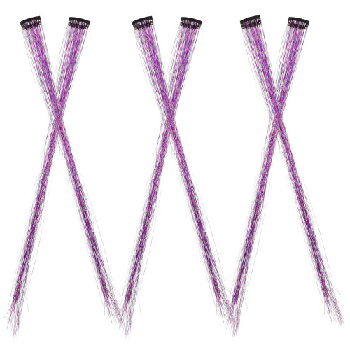 6St Fairy Hair Glitter Extensions Kit Voor Haar