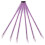 6St Fairy Hair Glitter Extensions Kit Voor Haar 8