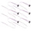 6St Fairy Hair Glitter Extensions Kit Voor Haar 10