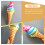 4St Inflatable Eiswaffel Schwimmring Wasser Spielzeug 11