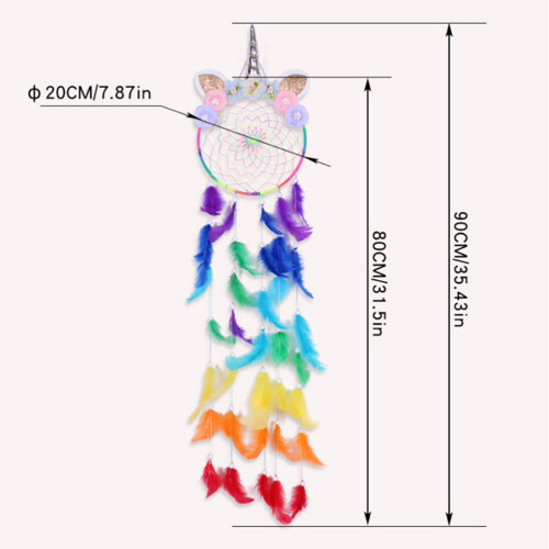 1Pc Charming Tree Hanging Dream Catcher Multi Color Decorative Gift 1