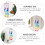 1Pc Charming Tree Hanging Dream Catcher Multi Color Decorative Gift 10