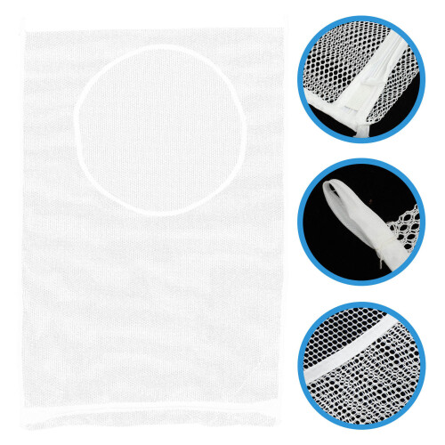 2St Keuken Wasmand Voering Waszak Mesh Polyester Opvouwbaar 2