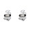 2Pcs Silver Stainless Steel Shaving Set with Stable Stand for Men 7