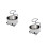 2Pcs Silver Stainless Steel Shaving Set with Stable Stand for Men 9