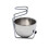 2Pcs Silver Stainless Steel Shaving Set with Stable Stand for Men 2