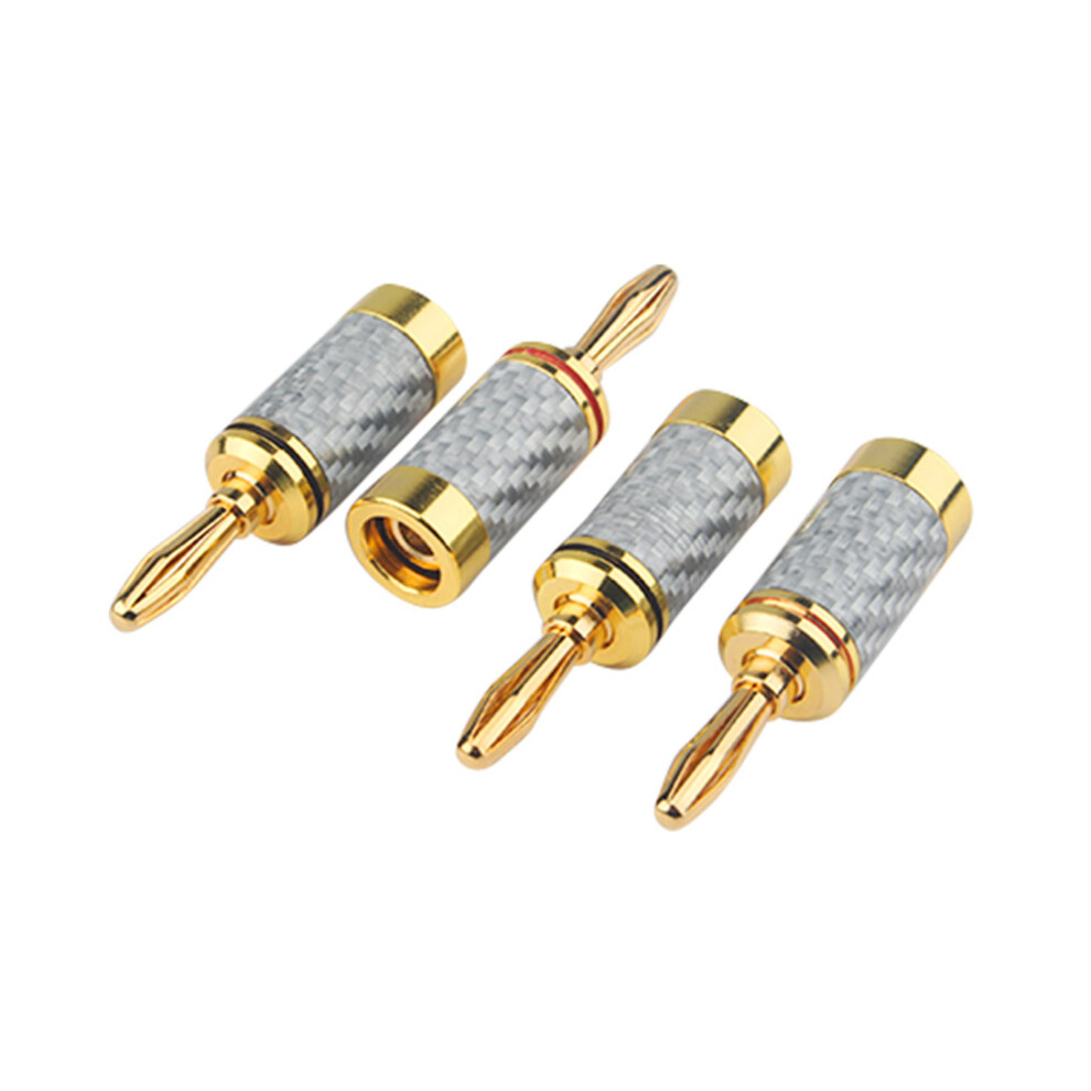Auditory Banana Plugs Durability Carbon Fiber Auditory Gold 7732000151651