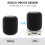 Clear Acrylic Speaker Mount for Desk AntiSlip Base Speaker Stand 7