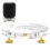 Clear Acrylic Speaker Mount for Desk AntiSlip Base Speaker Stand 2