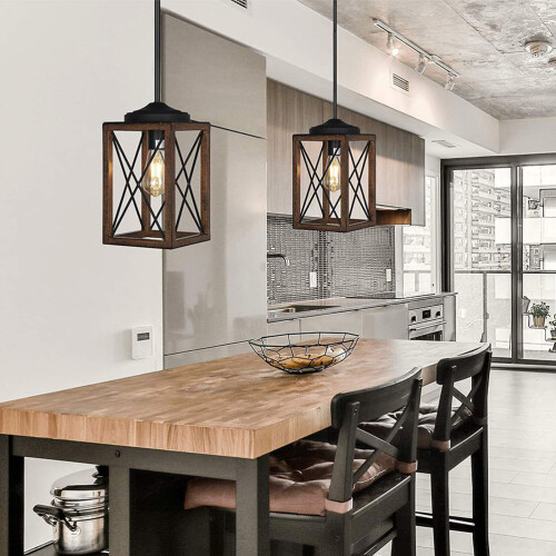 Kitchen Hanging Lights Farmhouse Lights Coffee 1set 2