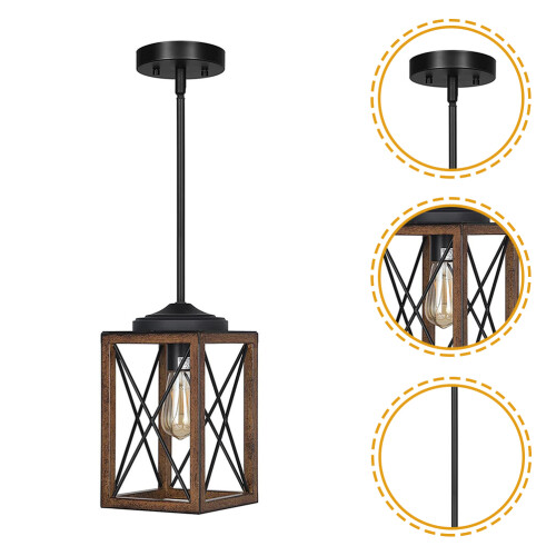 Kitchen Hanging Lights Farmhouse Lights Coffee 1set 1