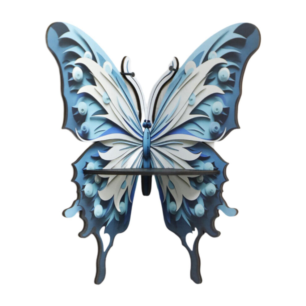 Butterfly Corner Shelf Rustic Display Shelf for Living Room Entryway-image-OPC-PM7VXBM-NEW