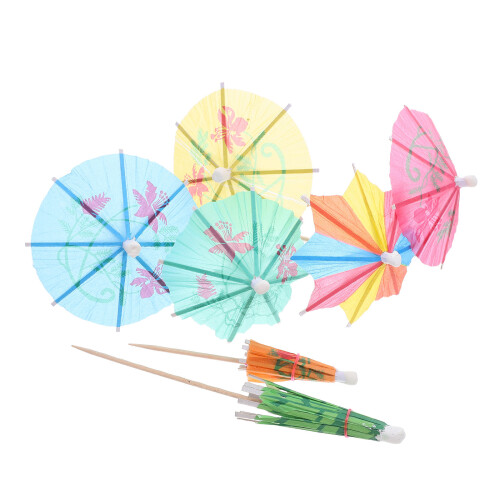 480 Mini Papier -Parasols Für Getränke 1