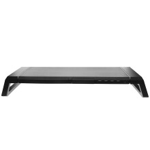 Schwarzer Computer Stand Mit Rgb-Beleuchtung USB Für Arbeitsplatz