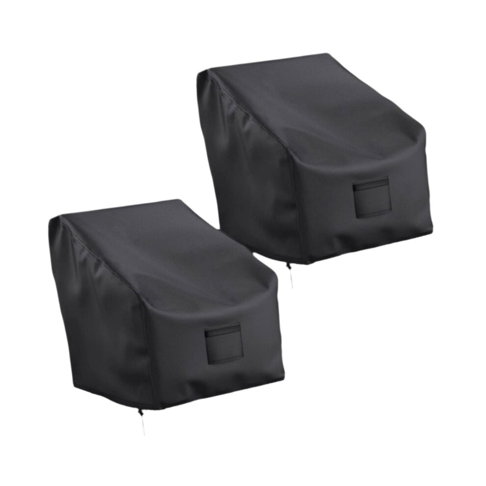 (Black, 315inx335inx36in) 2pack/lot Heavy Duty Patio Chair Cover With Drawstring Adjustment For-image-OPC-PM7W59X-NEW