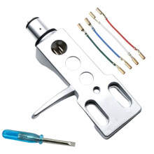 4Pin Turntable Headshell Turntable Cartridge Holder-Silver