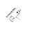 4Pin Turntable Headshell Turntable Cartridge Holder-Silver 5