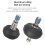 Portable 3/8 Thread Tripod Foot Spikes with Easy Switching 3