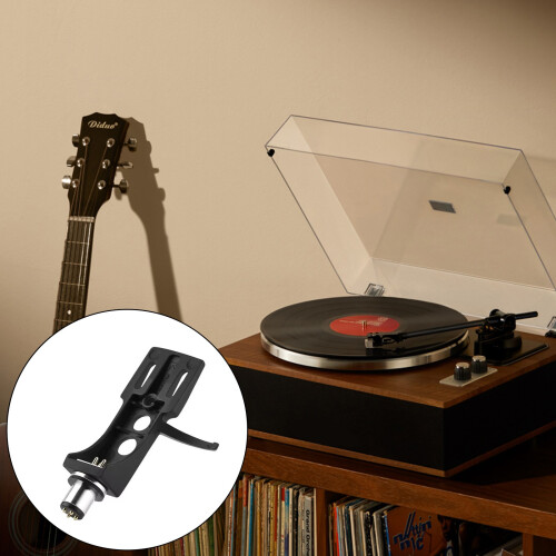 4Pin Turntable Headshell Phono Cartridge Holder Cartridge-Black 1
