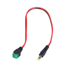 5.5x2.1mm Male Plug 12V Power Pigtail Cable for CCTV Camera