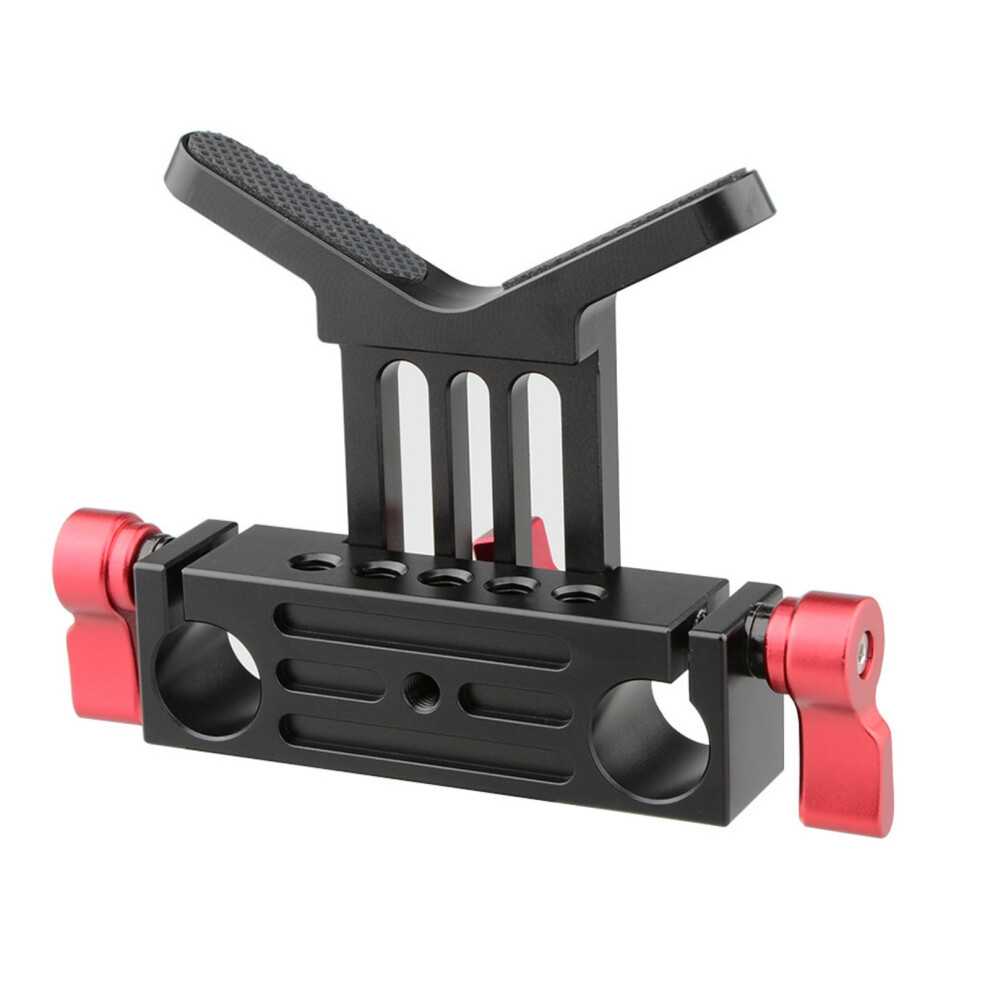 Extended Adjustable Lens Support Bracket With 15Mm Rod Clamp For 7704000029032